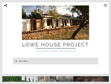 Tablet Screenshot of lowehouseproject.com